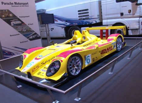 Den gule Porsche var let at spotte på Essen Motorshow 2006